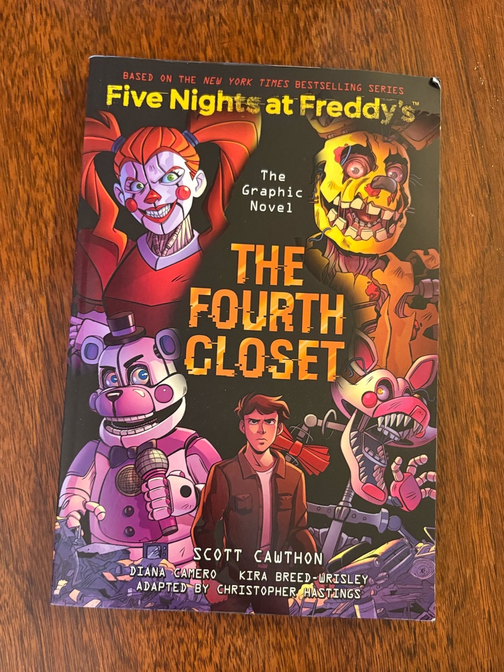 3/$20 Five Nights at Freddy's The Fourth Closet Graphic Novel paperback